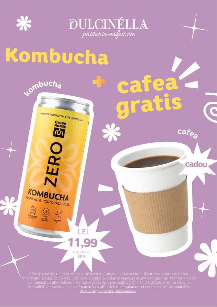 Combo Kombucha + Cafea cadou