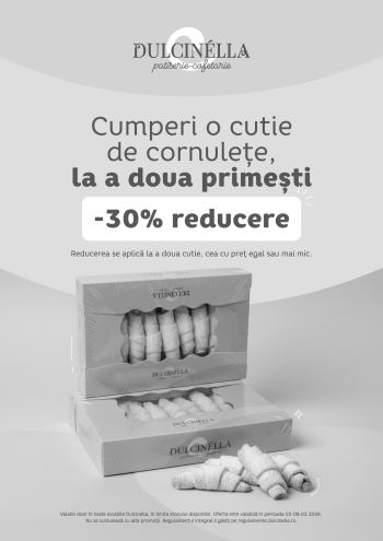 Cornulețe - 30% la a doua cutie